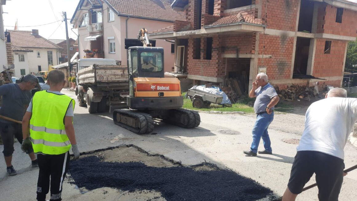 Општина Берово изврши крпење на ударни дупки